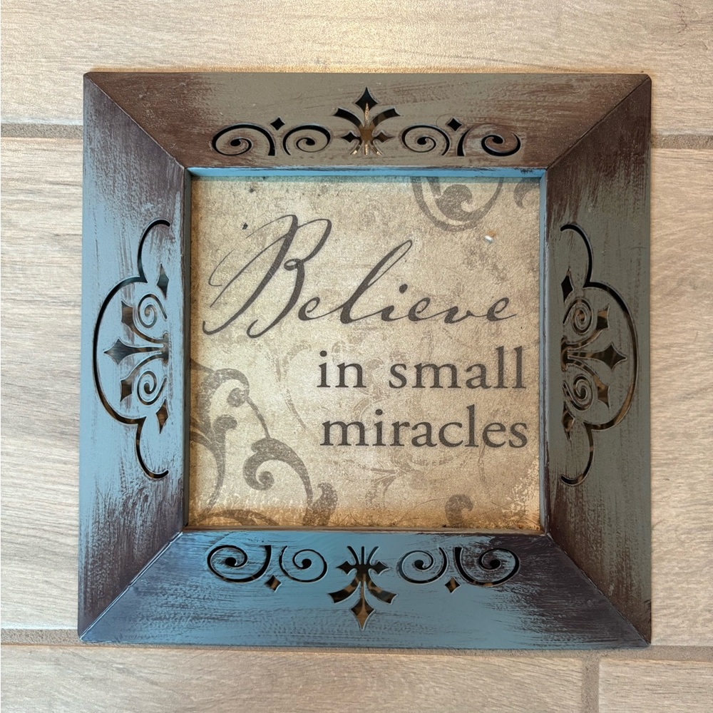 Small Metal Framed Artwork